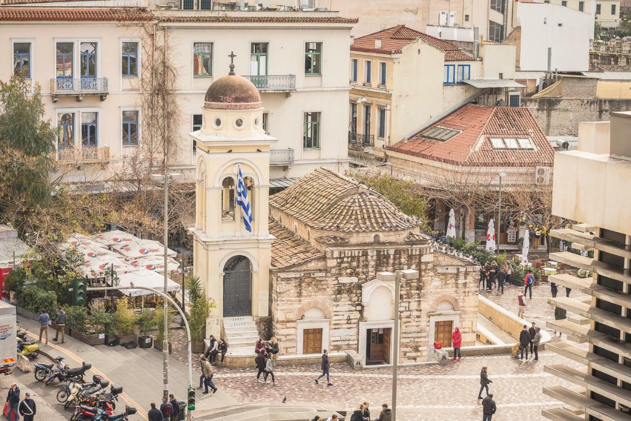 Ferienwohnung Breathtaking View Studio! Athen Exterior foto